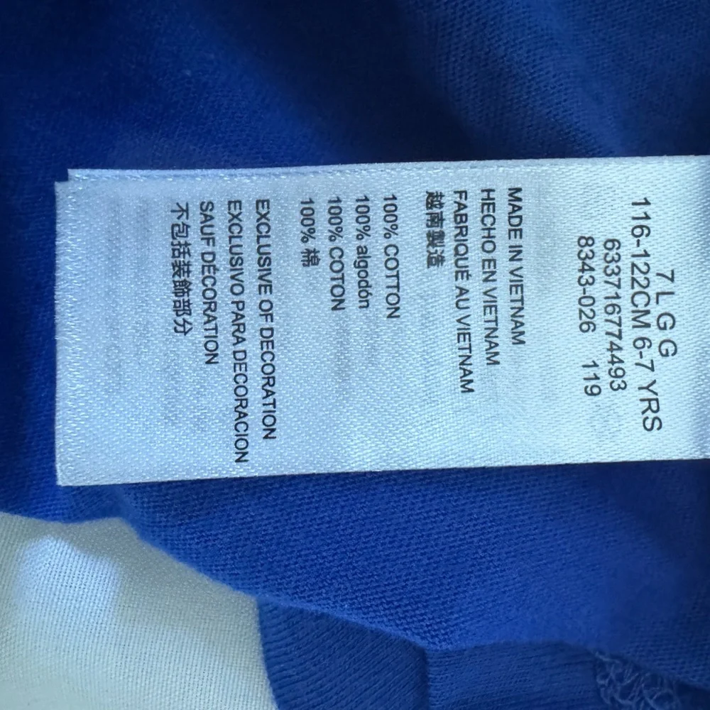 Converse Royal Blue Tee with Red and Gray Logo